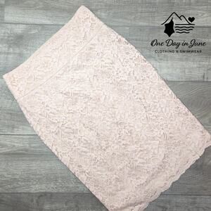 Express Layered Lace Pencil Skirt Size 12